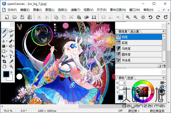 日本专业CG 绘画工具OpenCanvas 6.2.12 + x64 中文汉化版- 大眼仔旭
